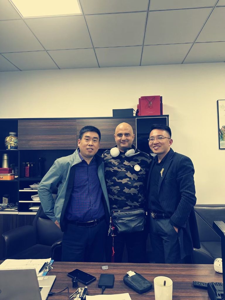 Pauline customer visit and partnership