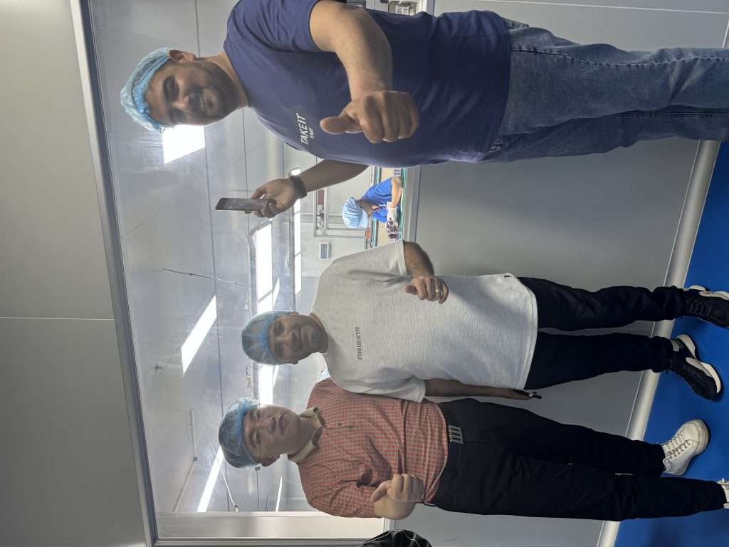 Pauline customer visit and partnership
