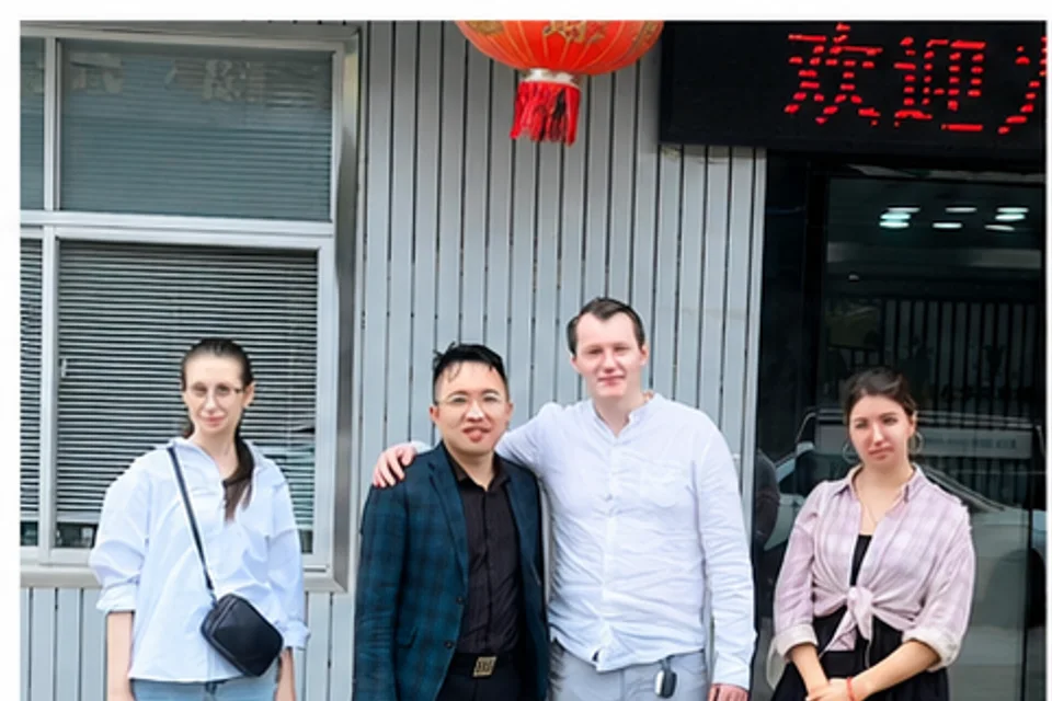 Pauline Group team meeting international customers and production partners